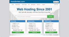 Desktop Screenshot of hostonnet.com